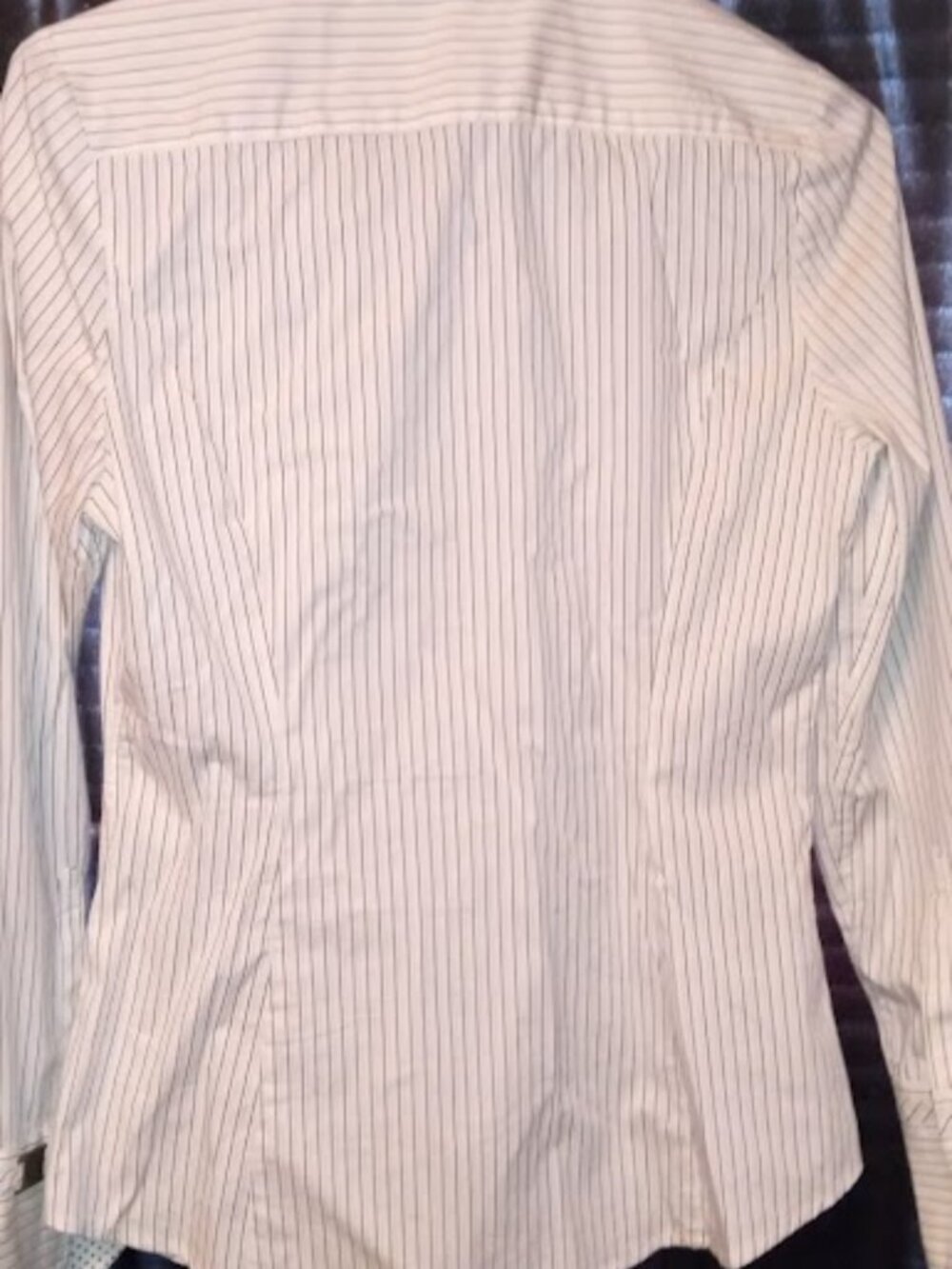 Express Design Studio Portofino Shirt Size Small black/gey/white long sleeve - Picture 3 of 3
